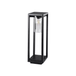   KANLUX 34986 VIMO 50 SE-B lámpa mozgásérzékelővel max 15W 220-240V AC E27 IP44 fekete
