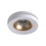   KANLUX 35283 ELICEO DSO W/G dek. keret  max 10W 12V AC; 12V DC; 220-240V AC Gx5,3/GU10 IP20 fehér / arany