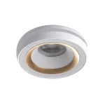   KANLUX 35287 ELICEO-ST DSO W/G dek. keret  max 10W 12V AC; 12V DC; 220-240V AC Gx5,3/GU10 IP20 fehér / arany