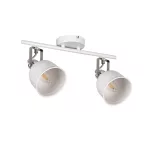   KANLUX 35643 DERATO EL-2I W-SR lámpa E14  2 x max 8W 220-240V AC E14 IP20 fehér / ezüst