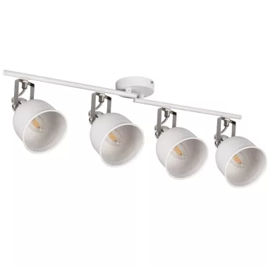 KANLUX 35647 DERATO EL-4I W-SR lámpa E14  4 x max 8W 220-240V AC E14 IP20 fehér / ezüst