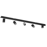   KANLUX 35689 EVALO EL-5I B-SR lámpa GU10  5 x max 10W 220-240V AC GU10 IP20 fekete