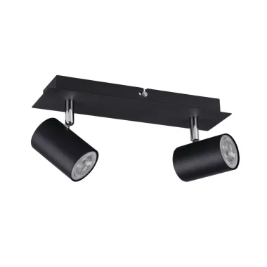 KANLUX 35693 EVALO EL-2I B-SR lámpa GU10  2 x max 10W 220-240V AC GU10 IP20 fekete