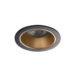   KANLUX 36224 GLOZO DSO G/B dekorációs keret  max 10W 12V AC; 12V DC; 220-240V AC Gx5,3/GU10 IP20 arany / fekete