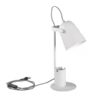   KANLUX 36281 RAIBO E27 W asztali lámpa RAIBO max 5W 220-240V AC E27 IP20 fehér
