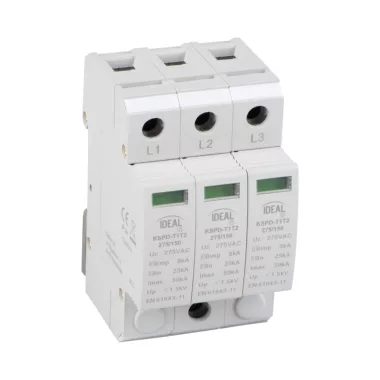 KANLUX 36315 KSPD-T1T2 275/150 3P  túlfeszültség korlátozó 230V AC IP20