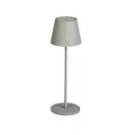   KANLUX 36326 INITA LED IP54 GR asztali lámp  max 1,2W 3,7V DC 18650 ACCU 165lm 3000K IP54 szürke