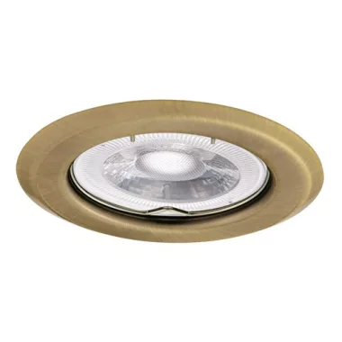 KANLUX 37151 ARGUS II CT-2114-BR/M dek.ker. dekorációs keret max 10W 12V AC; 12V DC; 220-240V AC Gx5,3/GU10 IP20 matt réz