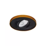   KANLUX 37166 TINY BORD DTO-B/G dekor. keret dekorációs keret max 10W 12V AC; 12V DC; 220-240V AC Gx5,3/GU10 IP20 fekete / arany