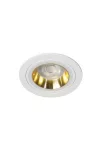 KANLUX 37254 FELINE DSO G/W dek. keret  max 10W 12V AC; 12V DC; 220-240V AC Gx5,3/GU10 IP20 arany / fehér