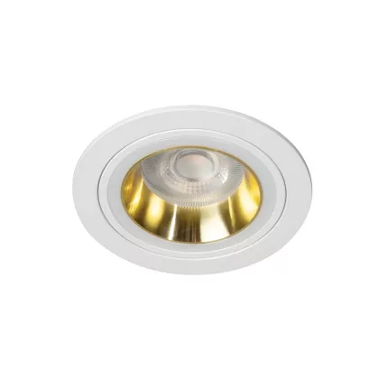   KANLUX 37254 FELINE DSO G/W dek. keret  max 10W 12V AC; 12V DC; 220-240V AC Gx5,3/GU10 IP20 arany / fehér