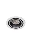 KANLUX 37255 FELINE DSO B/W dek. keret  max 10W 12V AC; 12V DC; 220-240V AC Gx5,3/GU10 IP20 fekete / fehér