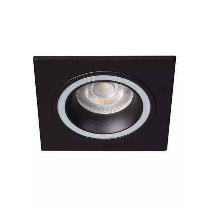   KANLUX 37256 FELINE DSL B/B dek. keret  max 10W 12V AC; 12V DC; 220-240V AC Gx5,3/GU10 IP20 fekete
