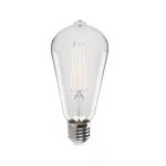 KANLUX 37381 XLED W ST64 7W-WW fényforrás E27 7W 220-240V AC 806lm E27 2700K átlátszó