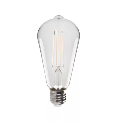   KANLUX 37381 XLED W ST64 7W-WW fényforrás E27 7W 220-240V AC 806lm E27 2700K átlátszó