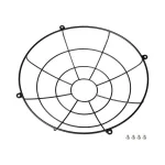 KANLUX 38135 HBPHS GRID 150W rács 