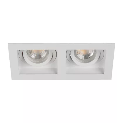   KANLUX 38367 ARET 2xDTL W/W dekorációs ker.  2 x max 10W 12V AC; 12V DC; 220-240V AC Gx5,3/GU10 IP20 fehér