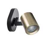   KANLUX 38960 LAURIN EL-1O B-G lámpa GU10  max 10W 220-240V AC GU10 IP20 fekete / arany