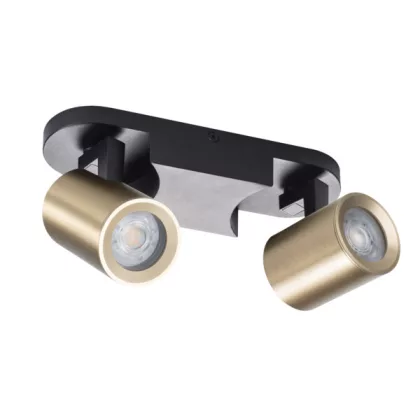   KANLUX 38961 LAURIN EL-2I B-G lámpa GU10  2 x max 10W 220-240V AC GU10 IP20 fekete / arany