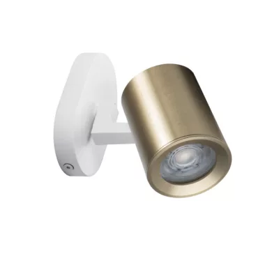 KANLUX 38964 LAURIN EL-1O W-G lámpa GU10  max 10W 220-240V AC GU10 IP20 fehér / arany