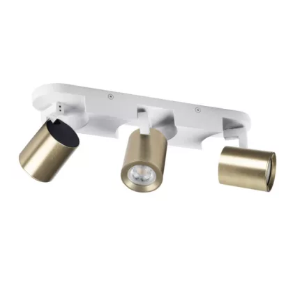   KANLUX 38966 LAURIN EL-3I W-G lámpa GU10  3 x max 10W 220-240V AC GU10 IP20 fehér / arany