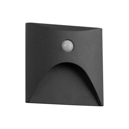   KANLUX 39131 EXIN LED PIR L GR-WW lépcsővilágító lámpa  2.5W 220-240V AC 50lm 3000K IP65 szürke