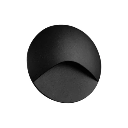   KANLUX 39133 EXIN LED O B-NW lépcsővilágító lámpa  2.5W 220-240V AC 50lm 4000K IP65 fekete