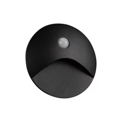   KANLUX 39136 EXIN LED PIR O B-NW lépcsővilágító lámpa  2.5W 220-240V AC 50lm 4000K IP65 fekete