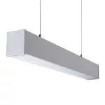   KANLUX 27415 ALIN 4LED 1X120-SR Lámpatest T8 fénycsövekhez, IP20, 1230 mm, ezüst