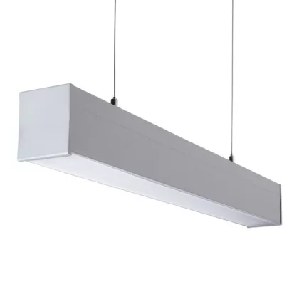   KANLUX 27415 ALIN 4LED 1X120-SR Lámpatest T8 fénycsövekhez, IP20, 1230 mm, ezüst