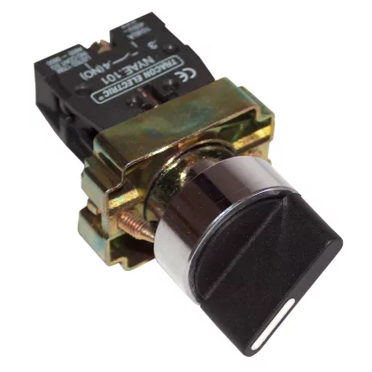   TRACON KBD25STT Tokozott karos kapcsoló, fémalap, kétállású 1×NC+1×NO, 3A/230V AC, IP44