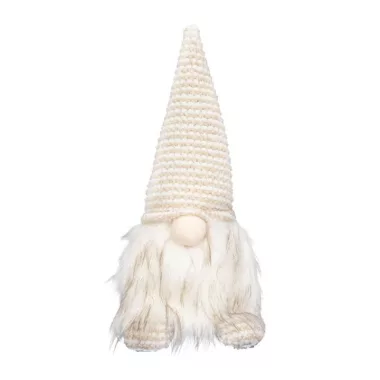 Home KDD40 LED-es ülő manó, beltéri kivitel, melegfehér LED világítással, ismétlődő időzítés, elemes kivitel