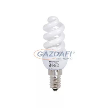 HOME KFS 9-14H Energiatakarékos izzó, spirál, 9W, E14, hidegfehér