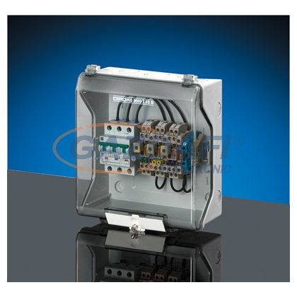 HENSEL KG-VEMSZ vizsgáló sorkapocs egység, 217x253x115 mm