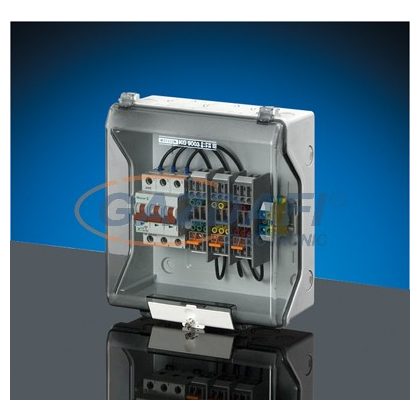   HENSEL KG-VEMSZ 1 vizsgáló sorkapocs egység, 217x253x115 mm