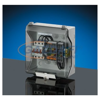   HENSEL KG-VEMSZ 2 vizsgáló sorkapocs egység, 217x253x115 mm