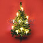   HOME KIC 10/R LED-es vezeték nélküli gyertya szett távirányítóval, meleg fehér, 10 db