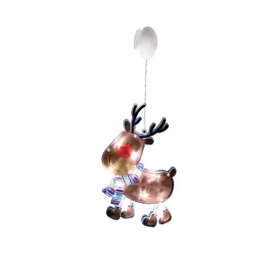 HOME KID 311 LED-es ablakdísz, rénszarvas, hidegfehér fényű