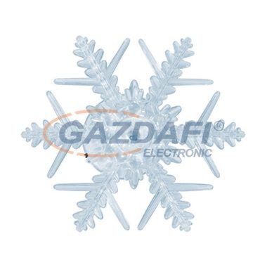 HOME KID 331/WH LED-es ablakdísz, hópehely, hidegfehér fényű, 10x10 cm