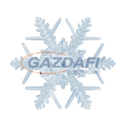   HOME KID 331/WH LED-es ablakdísz, hópehely, hidegfehér fényű, 10x10 cm