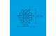 HOME KID 331/WH LED-es ablakdísz, hópehely, hidegfehér fényű, 10x10 cm