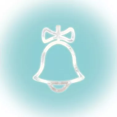 HOME KID 415 LED-es ablakdísz, harang, melegfehér fényű