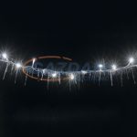   HOME KLG 50 LED-es fényfüzér jégcsap dekrációval, hideg fehér, 2,5 m