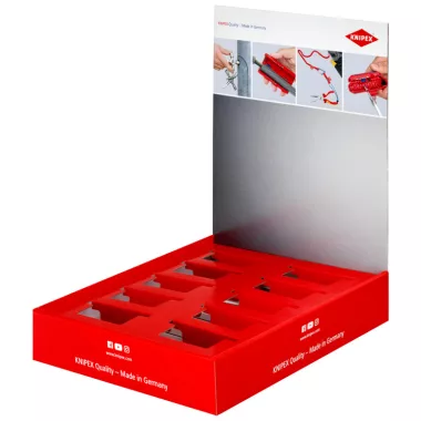 KNIPEX 00 18 01 LE01 Pultos megjelenítő, univerzális buborékfólia üres