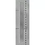   KNIPEX 00 19 30 V03 Oldallap Címketartó állványhoz Fogók nélkül, 250 x 800 mm 