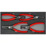   KNIPEX 00 20 01 V09 "SRZ 3" Fogókészletek habosított anyagból készült betét 350 mm