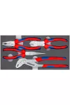 KNIPEX 00 20 01 V17 Fogókészletek BASIC,habosított anyagból készült betét 333 mm