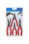 KNIPEX 00 20 03 SB Precíziós Seeger-gyűrű fogó készlet 310 mm