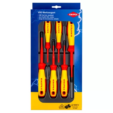 KNIPEX 00 20 12 V03 VDE csavarhúzó készlet PH/PZ 171 x 36 mm
