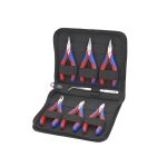   KNIPEX 00 20 16 Elektronikai fogó-tok elektronikus alkatrészeken végzendő munkákra alkalmas szerszámokkal 220 mm